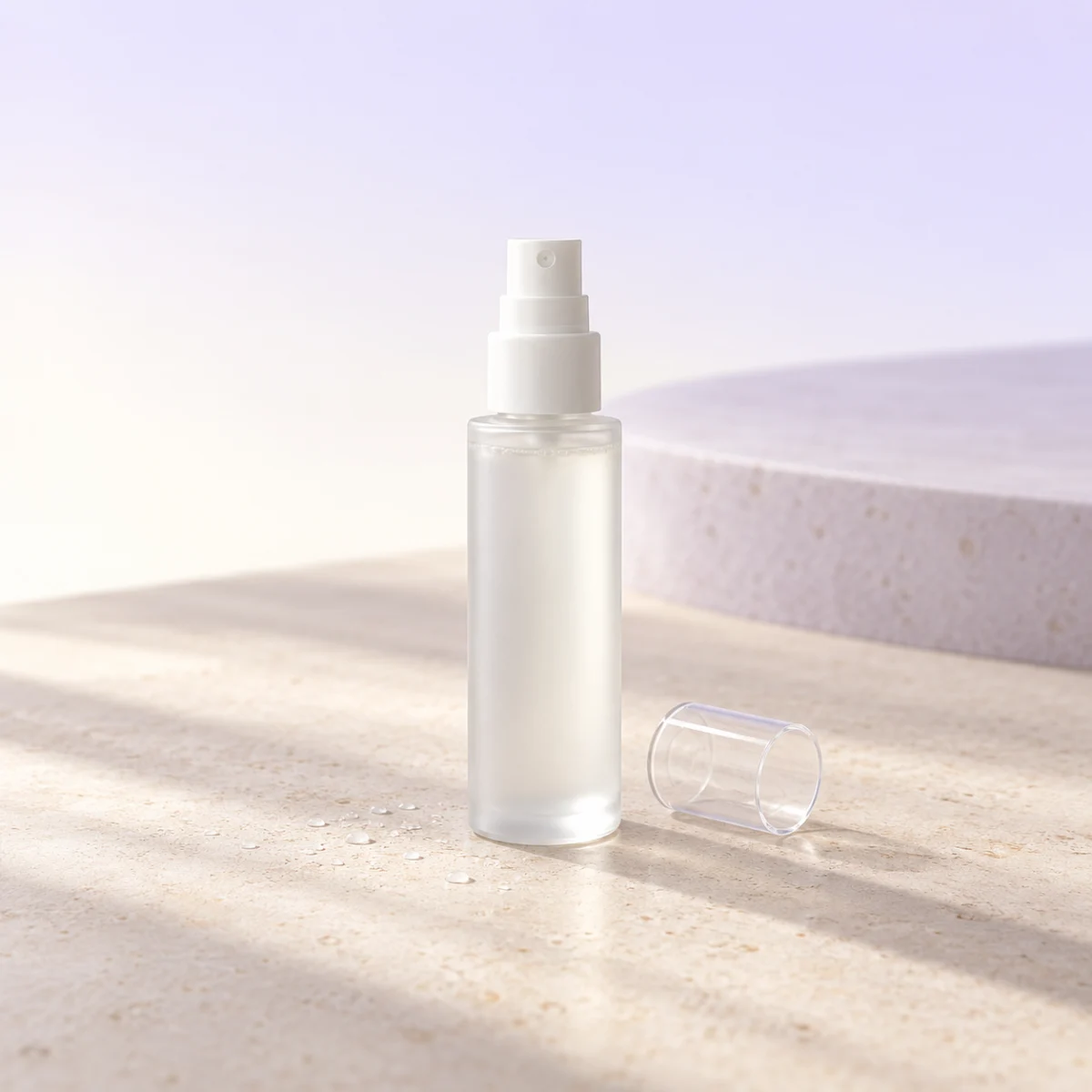 Minoxidil spray bottle